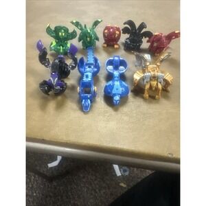 Lot Of 9 Bakugan Toys - Various Types Read Description